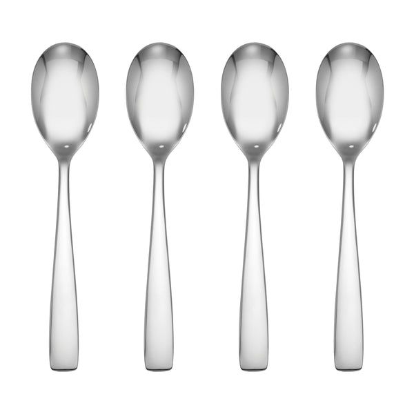 Lenox Austin Hampton Forge Stainless Steel Spoons Mirror Polish Sleek Formal Dining Table Set Dinner Spoons 898601