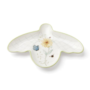 Lenox Butterfly Meadow Porcelain Beehive Spoon Rest Botanical Kitchen Cooking Accent 898629