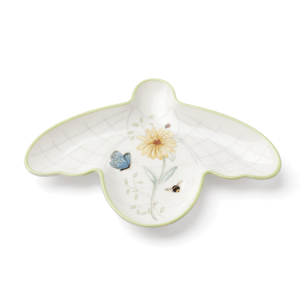 Lenox Butterfly Meadow Porcelain Beehive Spoon Rest Botanical Kitchen Cooking Accent 898629
