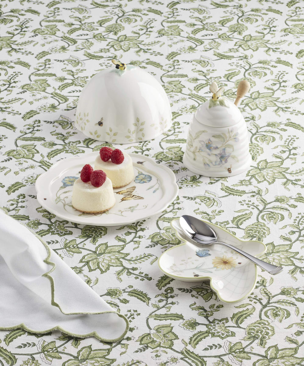 Lenox Butterfly Meadow Porcelain Beehive Spoon Rest Botanical Kitchen Cooking Accent 898629