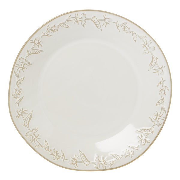 Lenox Homespun Stoneware Dinnerware Set with Thistle Relief Glaze for Rustic Farmhouse Table Style 16-Piece 898636