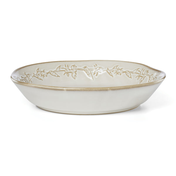 Lenox Homespun Stoneware Dinnerware Set with Thistle Relief Glaze for Rustic Farmhouse Table Style 16-Piece 898636