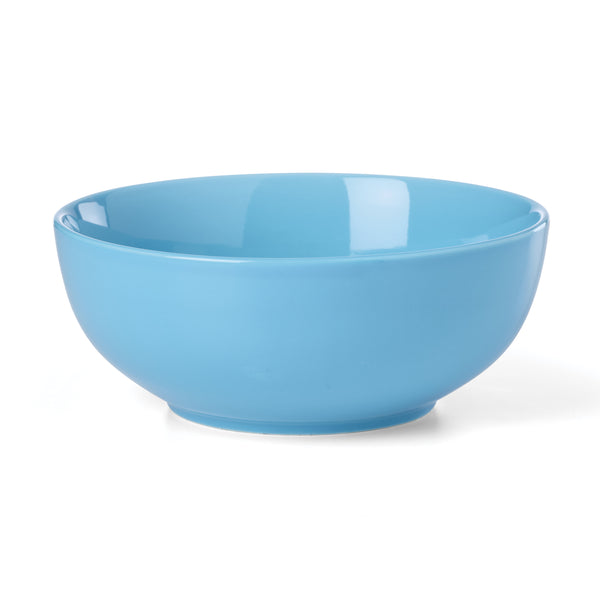 Lenox 24 Seven Colors Porcelain Nesting Bowl Set with Ombre Gradient and Wooden Trivet Stand Turquoise 898658