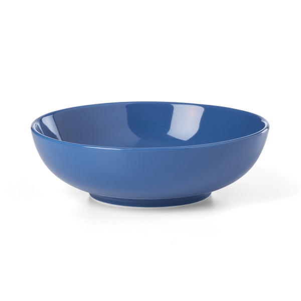 Lenox 24 Seven Colors Porcelain Nesting Bowl Set with Ombre Gradient and Wooden Trivet Stand Turquoise 898658