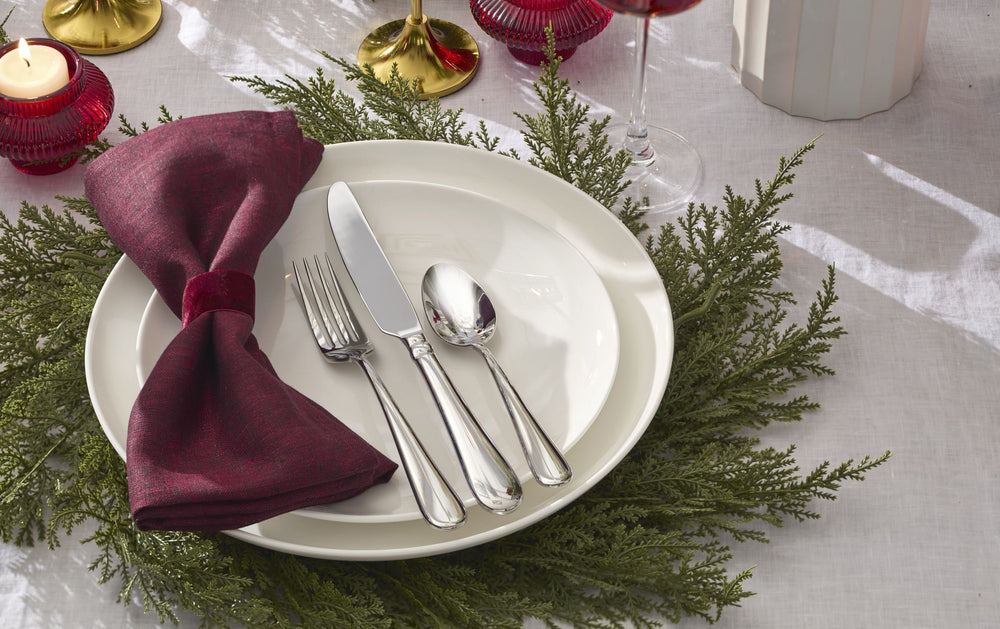 Lenox Studio 1414 Bone China Rimmed Dinnerware Set Service for Four with Glossy White Finish 16-Piece 898752