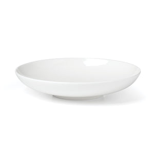 Lenox Studio 1414 Bone China Coupe Dinnerware Set Rimless Profile Bright White Gloss Modern Table 12-Piece 898745