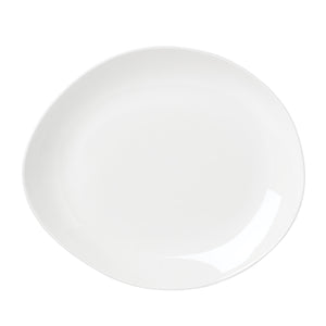 Lenox Studio 1414 Curve Bone China Dinnerware Set Glossy White Elegance for Four 898749