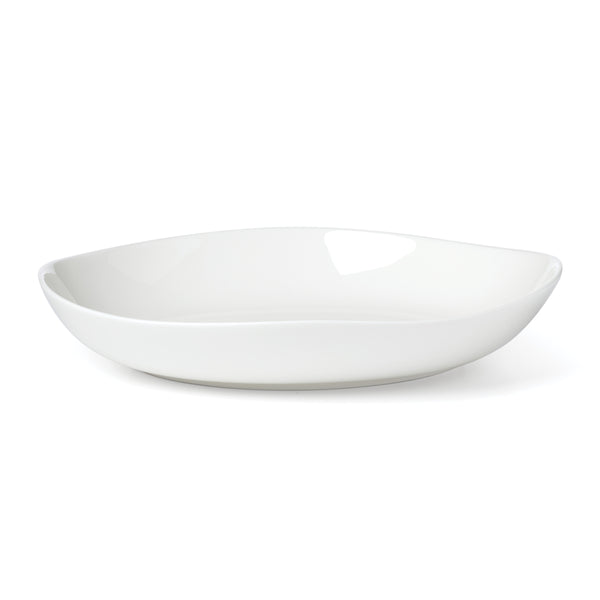 Lenox Studio 1414 Curve Bone China Dinnerware Set Glossy White Elegance for Four 898749