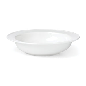 Lenox Studio 1414 Bone China Rimmed Dinnerware Set Service for Four with Glossy White Finish 12-Piece 898751