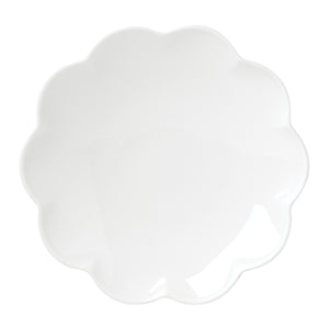 Lenox Studio 1414 Bone China Dinnerware Set Scalloped Edge Elegant Gloss Finish for Everyday Dining Curve 12-Piece 898753