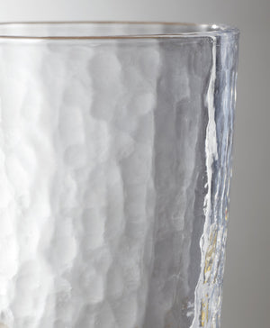 Lenox Homespun Artisan Mouth-blown Clear Tall Glasses Set of 4 for Rustic Table Settings 898785