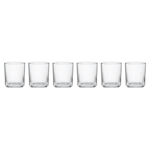 Lenox 24 Seven Oneida Clear Glass Tumblers Set of 6 for Everyday Casual Entertaining 898833