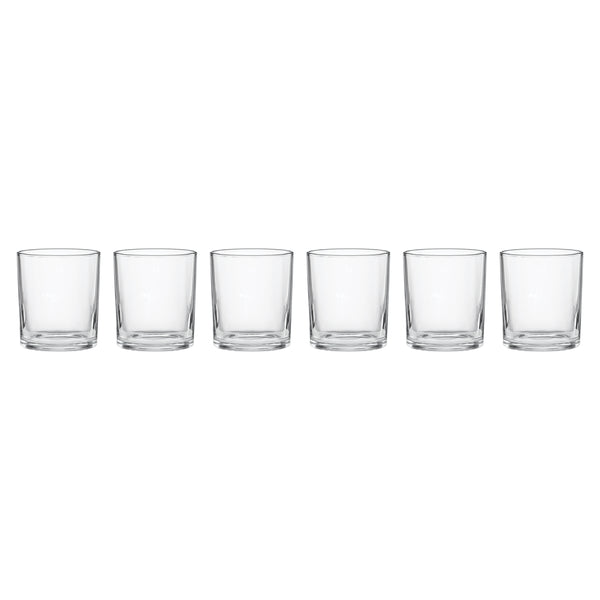 Lenox 24 Seven Oneida Clear Glass Tumblers Set of 6 for Everyday Casual Entertaining 898833