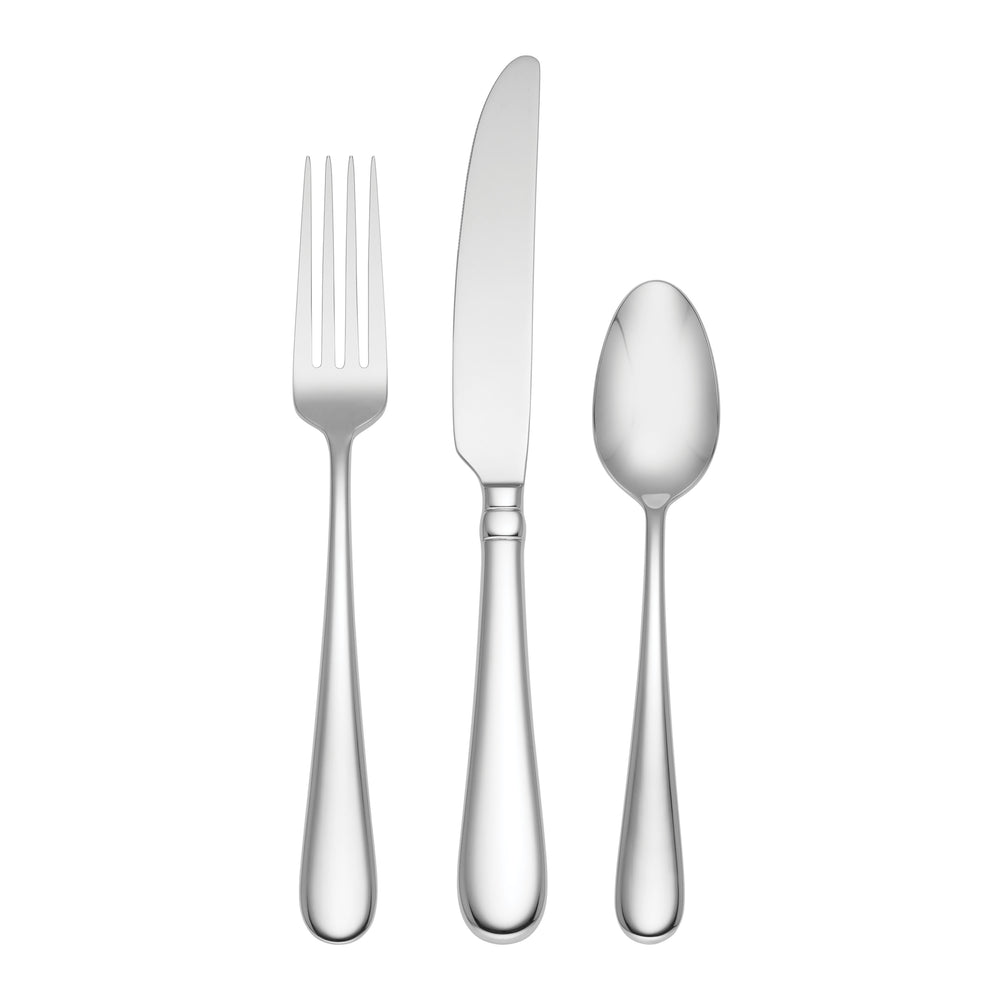 Lenox Studio 1414 Mirror Polished 18/10 Stainless Flatware Set 24 Piece with Caddy 898888
