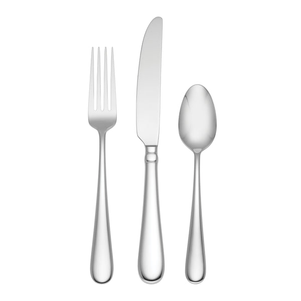 Lenox Studio 1414 Mirror Polished 18/10 Stainless Flatware Set 24 Piece with Caddy 898888