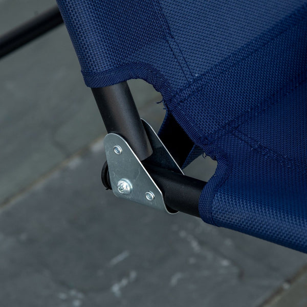 English Elm Outsunny 3-Person Outdoor Swing Bench With Adjustable Canopy & Steel Frame For Patios & Gardens W2225P174121-GIGA