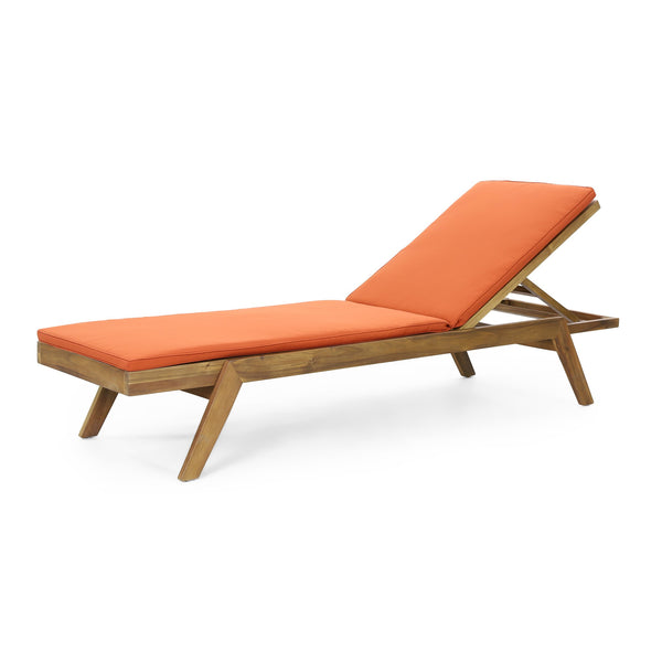 English Elm Christopher Knight Home® - Caily Chaise Lounge Set - Stylish Acacia Wood Loungers With Adjustable Backrests & Cushions For Comfort 71346.00ORG