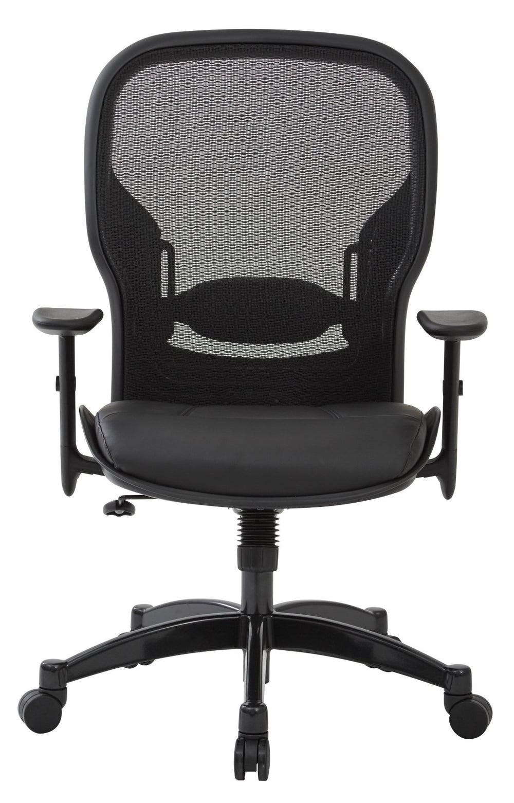 OSP Home Furnishings Breathable Mesh Manager Chair with Lumbar Support for Executive and Home Office Use 2400E