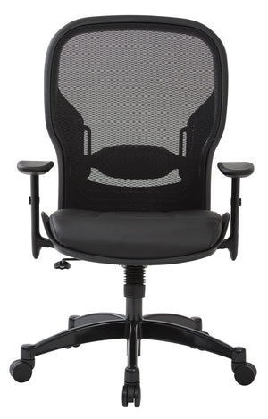 OSP Home Furnishings Breathable Mesh Manager Chair with Lumbar Support for Executive and Home Office Use 2400E