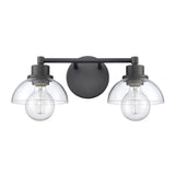 Julian 16'' Wide 2-Light Vanity Light - Matte Black 89901/2 Elk Lighting