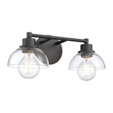 Julian 16'' Wide 2-Light Vanity Light - Matte Black 89901/2 Elk Lighting