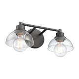 Julian 16'' Wide 2-Light Vanity Light - Matte Black 89901/2 Elk Lighting