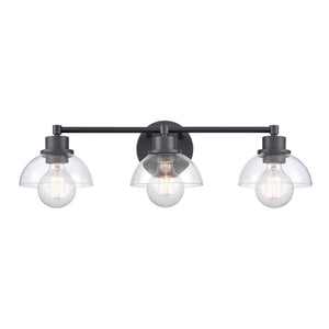 Julian 24'' Wide 3-Light Vanity Light - Matte Black 89902/3 Elk Lighting