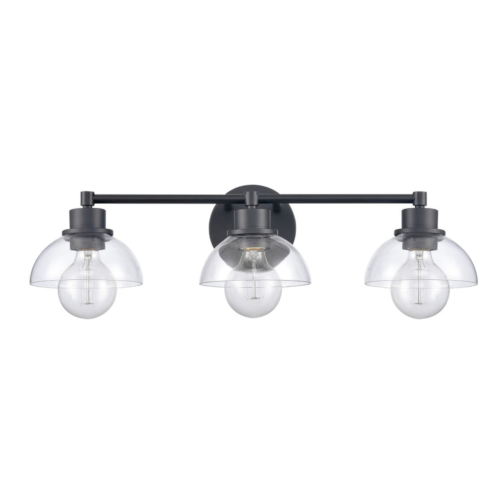 Julian 24'' Wide 3-Light Vanity Light - Matte Black 89902/3 Elk Lighting