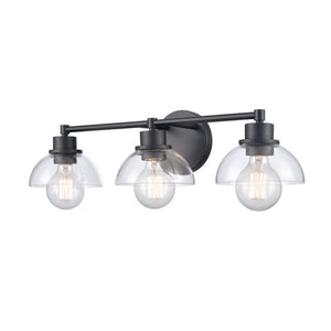 Julian 24'' Wide 3-Light Vanity Light - Matte Black 89902/3 Elk Lighting