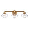 Julian 24'' Wide 3-Light Vanity Light - Brushed Gold 89912/3 Elk Lighting