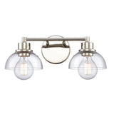 Julian 16'' Wide 2-Light Vanity Light - Polished Nickel 89921/2 Elk Lighting