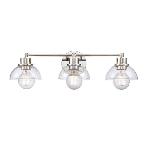 Julian 24'' Wide 3-Light Vanity Light - Polished Nickel 89922/3 Elk Lighting