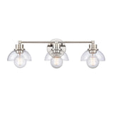 Julian 24'' Wide 3-Light Vanity Light - Polished Nickel 89922/3 Elk Lighting