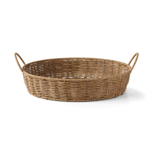 Lenox Willow Rattan Wrapped Porcelain Serving Set Natural Woven Basket for Indoor Outdoor Use 899385