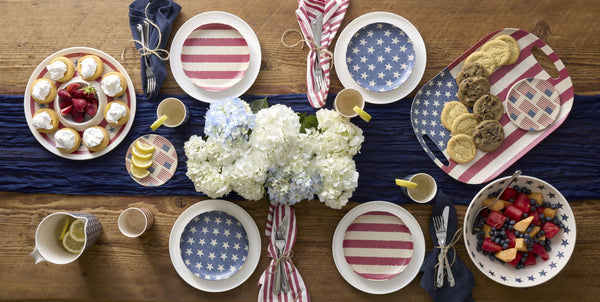 Lenox 24 Seven Bamboo Melamine Coastal Dinnerware Set for Four Shatter Resistant Outdoor Use Aweigh We Go 899501