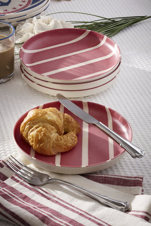 Lenox 24 Seven Bamboo Melamine Coastal Dinnerware Set for Four Shatter Resistant Outdoor Use Aweigh We Go 899501