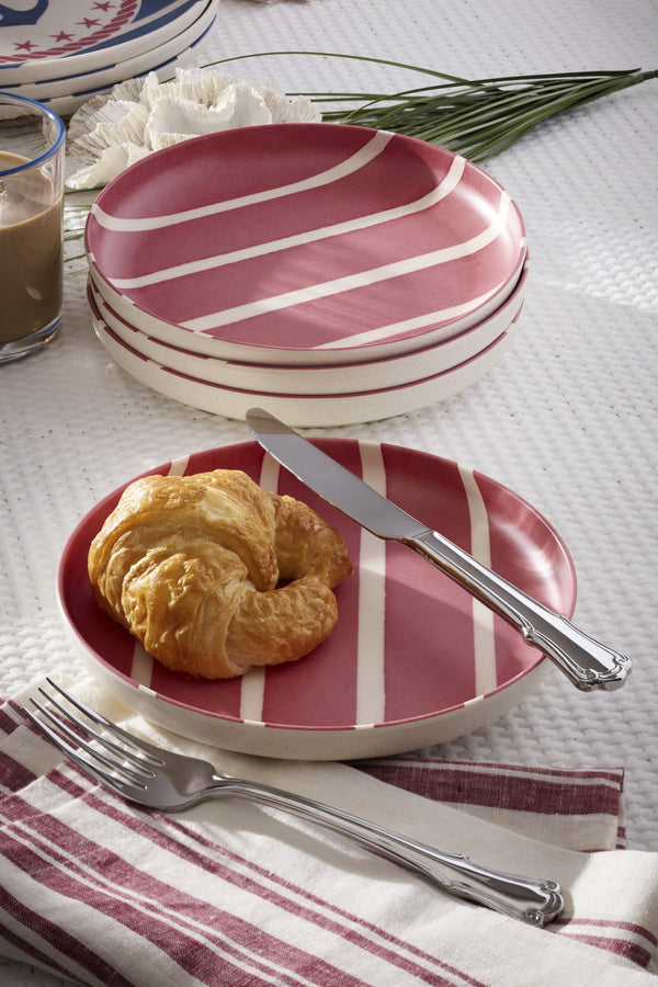 Lenox 24 Seven Bamboo Melamine Coastal Dinnerware Set for Four Shatter Resistant Outdoor Use Aweigh We Go 899501