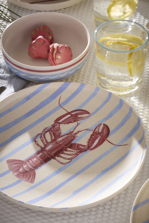 Lenox 24 Seven Bamboo Melamine Coastal Dinnerware Set for Four Shatter Resistant Outdoor Use Wharfside 899502