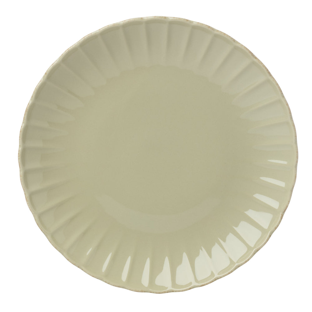 Lenox French Country Stoneware Dinnerware Set Scalloped Rim Matcha Glaze Service for 4 899745
