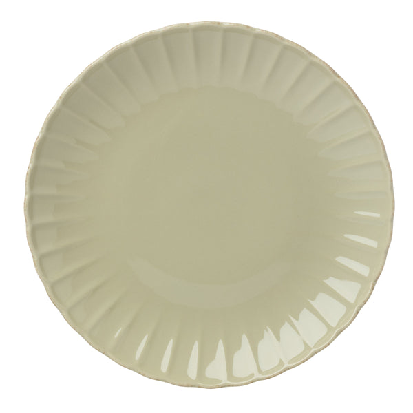 Lenox French Country Stoneware Dinnerware Set Scalloped Rim Matcha Glaze Service for 4 899745