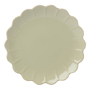 Lenox French Country Stoneware Dinnerware Set Scalloped Rim Matcha Glaze Service for 4 899745