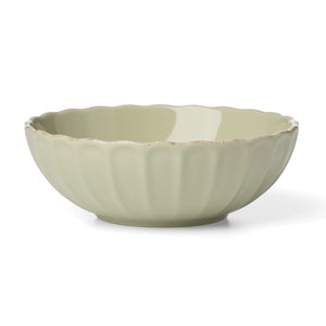 Lenox French Country Stoneware Dinnerware Set Scalloped Rim Matcha Glaze Service for 4 899745