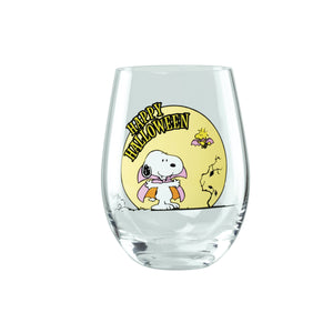 Lenox The Great Pumpkin Peanuts Halloween Glass Tumbler Set Snoopy Festive Holiday 899819