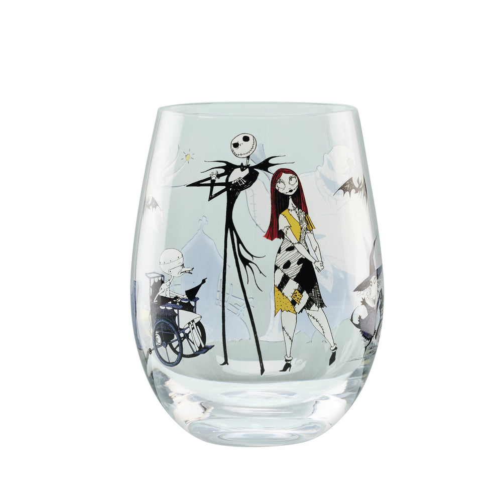 Lenox The Nightmare Before Christmas Glass Tumbler Set of 4 Disney Licensed Barware 899825