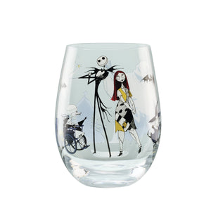 Lenox The Nightmare Before Christmas Glass Tumbler Set of 4 Disney Licensed Barware 899825