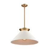 Cavendish 20'' Wide 1-Light Pendant - Brushed Gold 89984/1 Elk Lighting