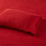 True North by Sleep Philosophy Micro Fleece Casual Sheet Set SHET20-740 Red