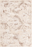 Unique Loom Finsbury Diana Machine Made Botanical Rug Beige, Ivory/Light Brown 6' 1" x 9' 0"