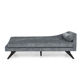 Christopher Knight Home® - Noble House - Cagle Mid-Century Modern Fabric Chaise Lounge