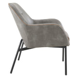 OSP Home Furnishings Brooks Accent Chair  Grey